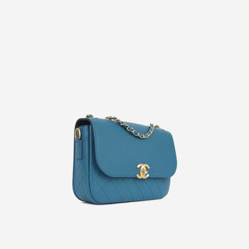 Chanel Multi Pouching Flap - Blue
