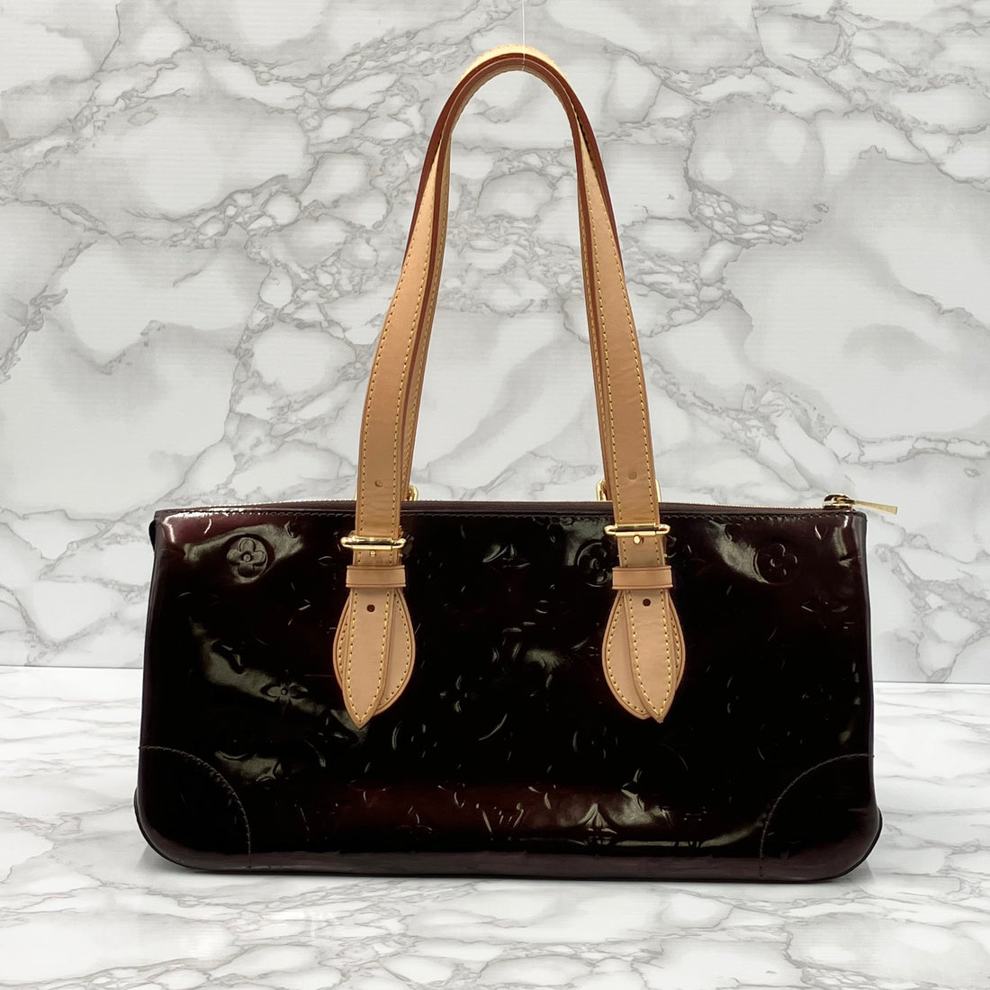 LOUIS VUITTON vernis rosewood avenue handbag