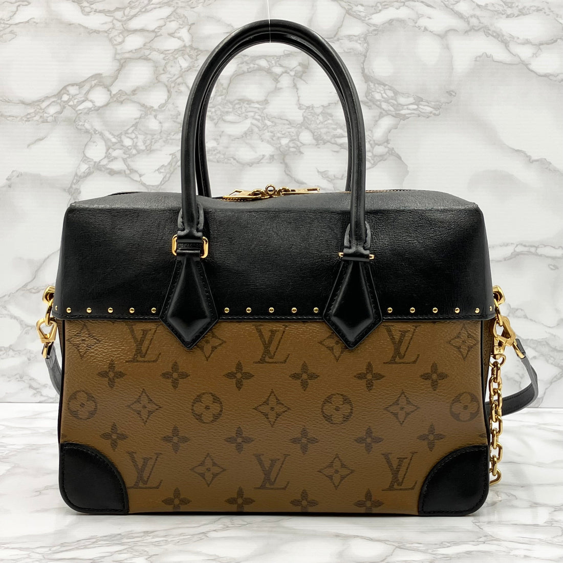 LOUIS VUITTON Monogram Reverse City Maru 2way Shoulder bag