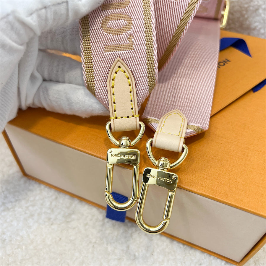 LV Multi Pochette Accessoires MPA Bandouliere Strap in Rose Clair Canvas GHW