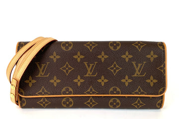Louis Vuitto Pochette Twin GM Monogram Canvas Bag
