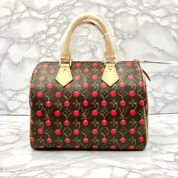 LOUIS VUITTON Monogram cherry Speedy 25