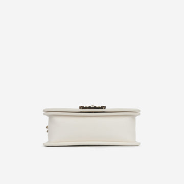 Chanel Chanel - Small Boy Bag - White Caviar CSHW -