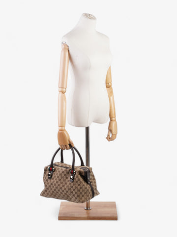 Gucci Match ball Boston Beige And Ebony CS Supreme Canvas