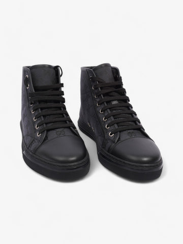 Gucci CS High Top Black Canvas EU 41.5 UK 7.5