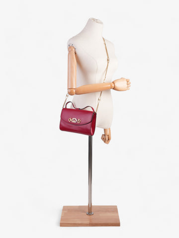 Gucci Zumi Red Leather Small