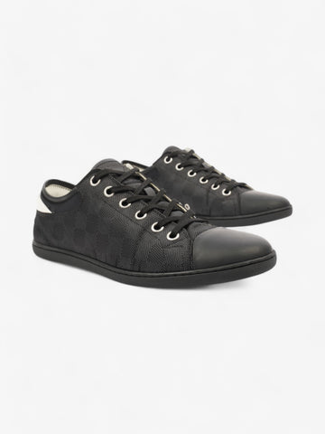 Louis Vuitton Match Up Damier Sneakers Black / White Canvas EU 42 UK 8