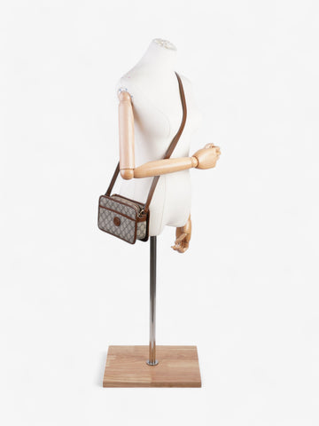 Gucci Interlocking G Messenger CS Supreme / Brown Coated Canvas Mini