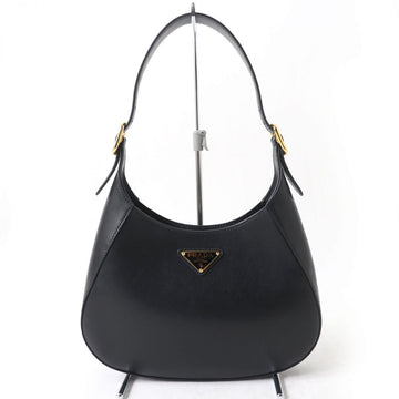 Prada Leather Triangle Logo Shoulder Bag 1BC179