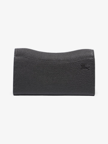 Burberry Rocking Horse Continental Wallet Black / Gold Calfskin Leather