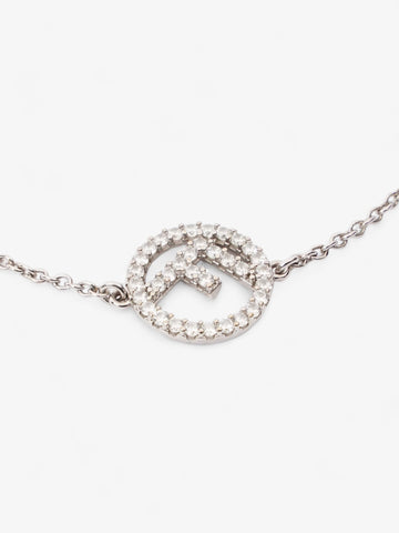 Fendi F is Fendi Bracelet Silver Base Metal Large