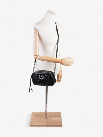 Gucci CS Marmont Black Calfskin Leather Small