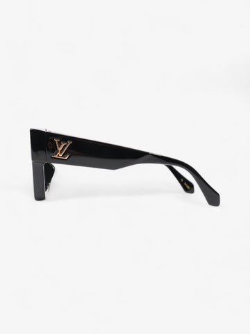 Louis Vuitton Cyclone Glasses Black / Gold / White Acetate