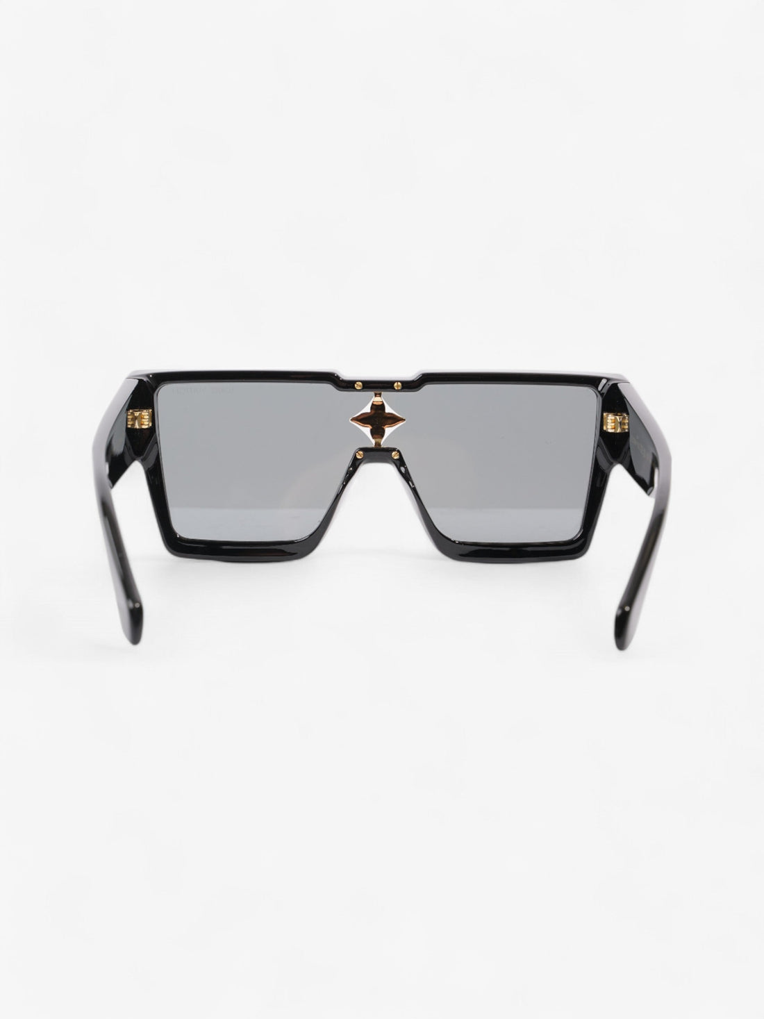 Louis Vuitton Cyclone Glasses Black / Gold / White Acetate