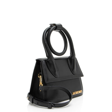 Jacquemus Leather Le Chiquito Noeud Bag