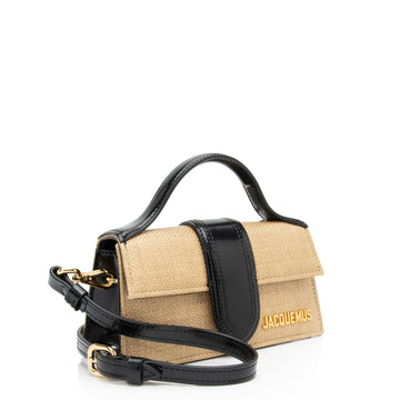 Jacquemus Raffia Le Bambino Top Handle