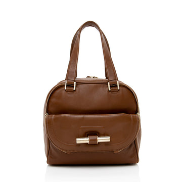 Jimmy Choo Calfskin Justine Large Tote (SHF-15970)