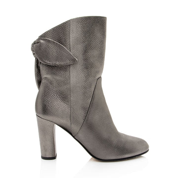 Jimmy Choo Metallic Calfskin Malene Boots - Size 10 / 40 (SHF-F0XWpw)