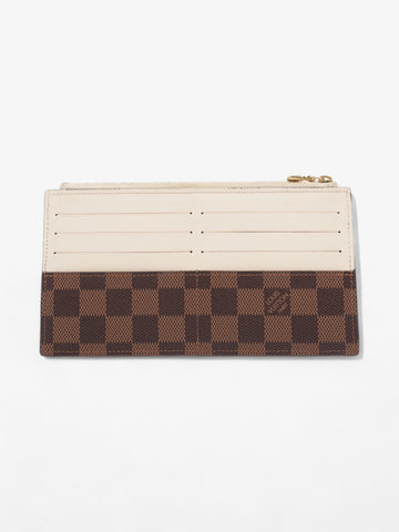 Louis Vuitton Slim Purse Damier Ebene / Cream Canvas
