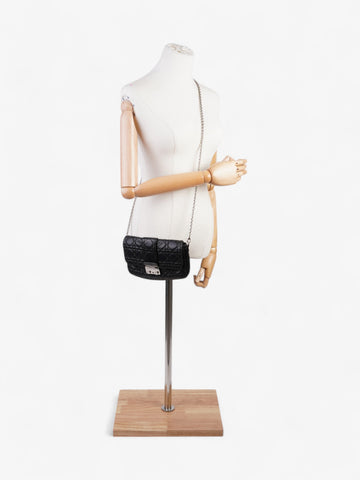 Christian Dior New Lock Black Lambskin Leather