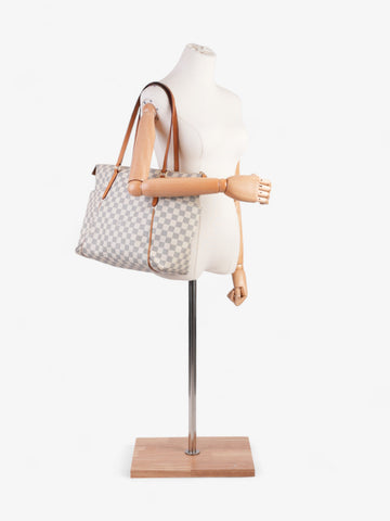 Louis Vuitton Totally Damier Azur Coated Canvas MM