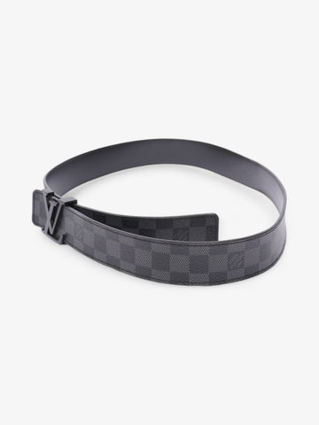Louis Vuitton LV Initials Belt Damier Graphite Coated Canvas 95cm 38mm