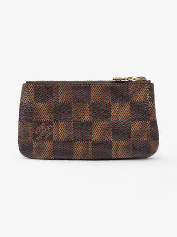 Louis Vuitton Key Pouch Damier Ebene Coated Canvas