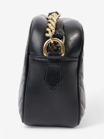 Gucci CS Marmont Black Matelasse Leather Small