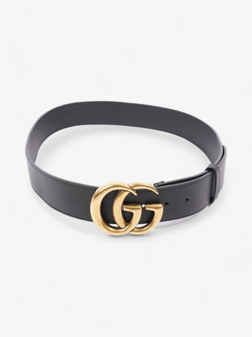 Gucci CS Marmont Wide Belt Black Leather 90cm / 36"