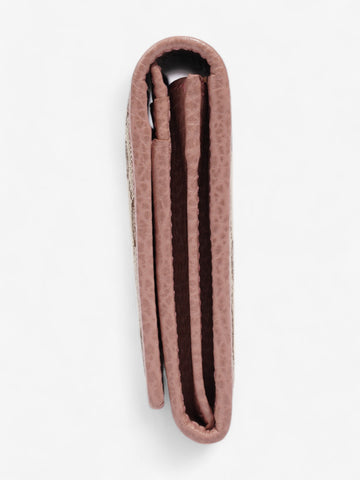 Gucci Two-Folded Wallet CS Supreme / Baby Pink Canvas