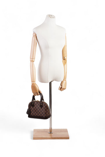 Louis Vuitton Alma Damier Ebene Coated Canvas BB