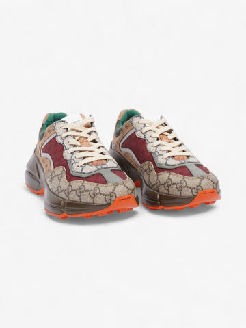 Gucci CS Rhyton Low Top CS Supreme / Brown / Multi Leather EU 37 UK 4