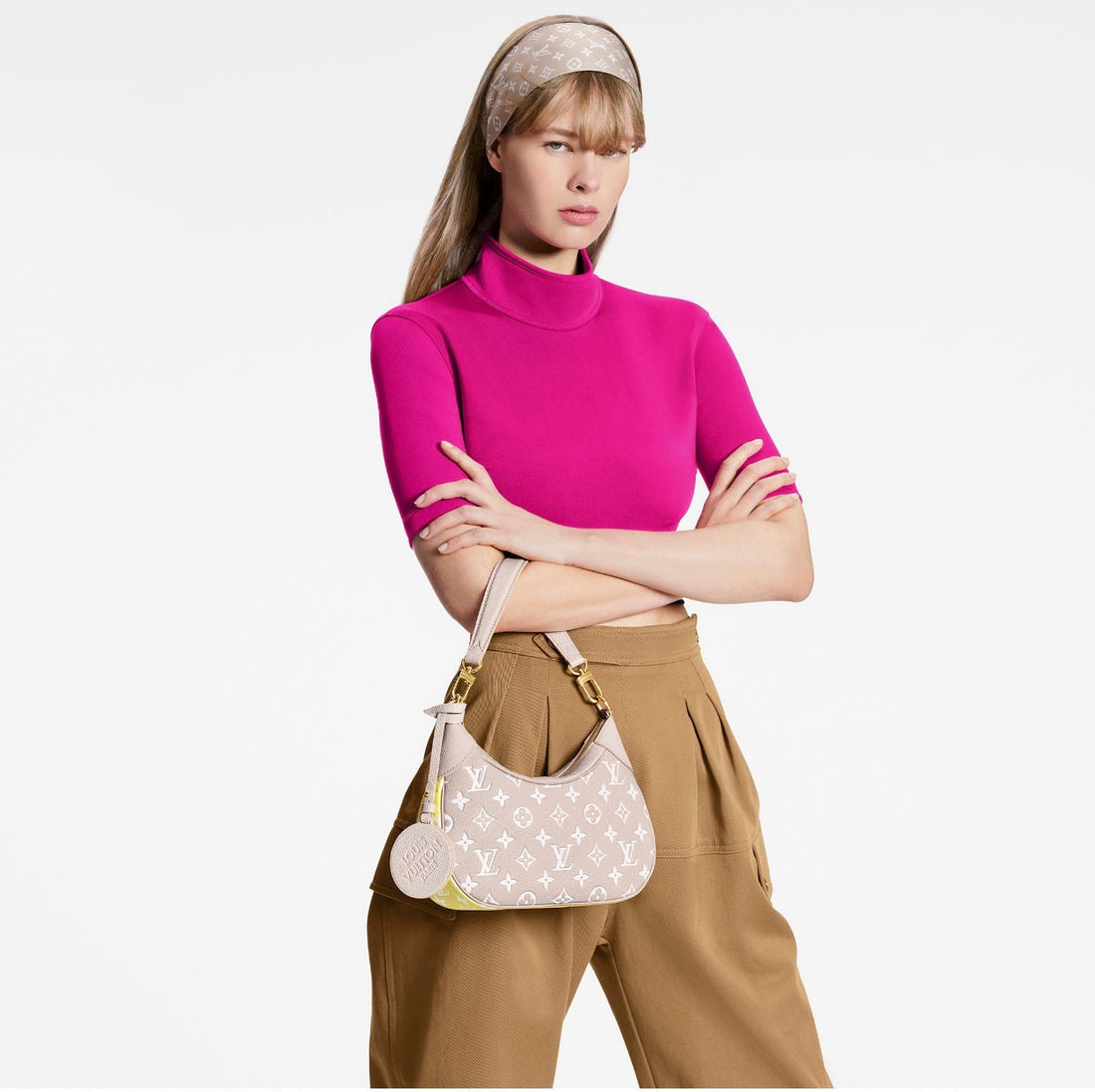 M46113 Beige shoulder crossbody bag Blcolor Monogram Empreinte Leather