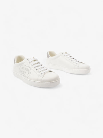 Gucci Ace Sneakers White / Grey Leather EU 41 UK 7