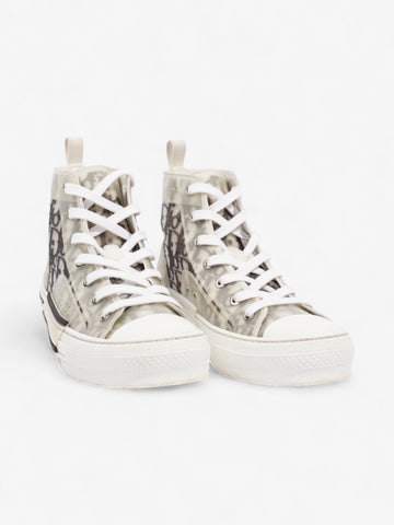 Christian Dior B23 High Top White / Black Mesh EU 40.5 UK 7.5
