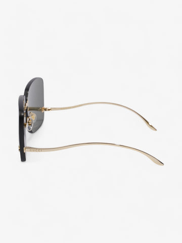 Gucci CS 0352S Sunglasses Black / Gold Base Metal 145mm