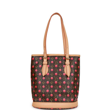 Louis Vuitton Vintage Cherry Cerises Monogram Bucket Bag PM
