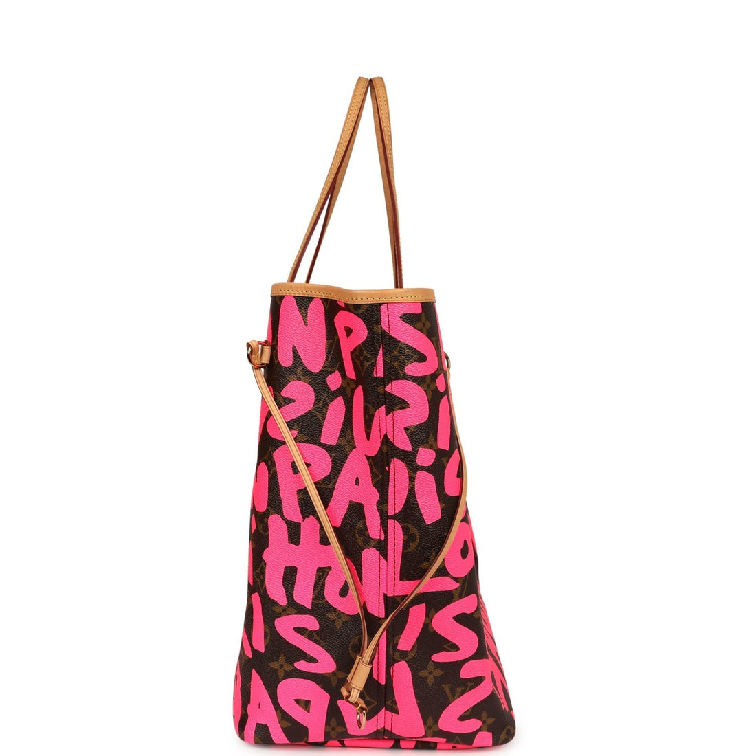 Louis Vuitton X Stephen Sprouse Neverfull GM Fuchsia Pink Monogram Graffiti