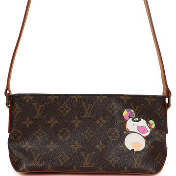 Louis Vuitton Vintage X Takashi Murakami Panda Troutter Brown Monogram Gold Hardware