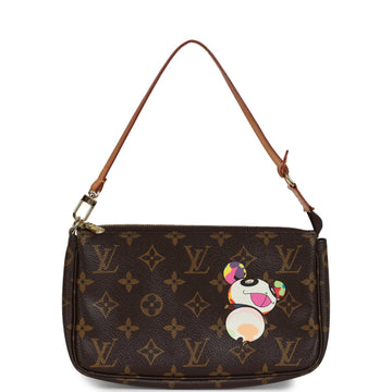Louis Vuitton Vintage X Murakami Panda Pochette Accessories Monogram Gold Hardware