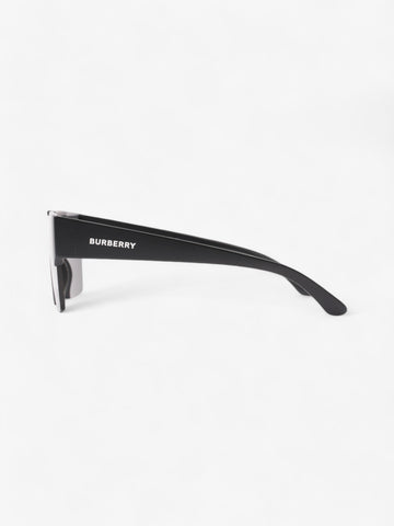 Burberry Shield-Frame Sunglasses Black Acetate 140mm