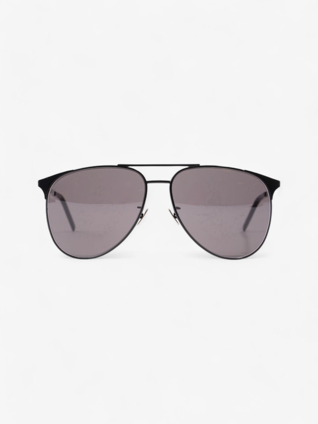 Saint Laurent Classic Aviator Sunglasses Black Acetate 145mm
