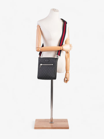 Gucci CS Messenger CS Supreme / Black Coated Canvas