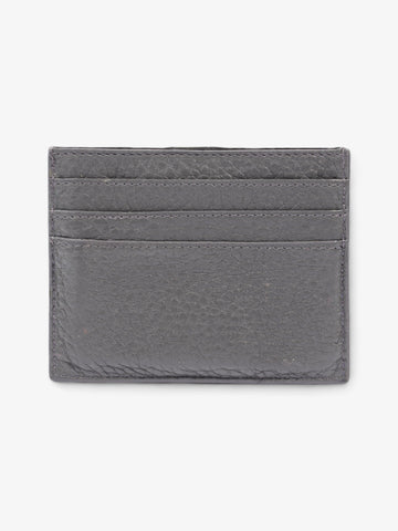 Fendi Roma Card Holder Charcoal / White Leather