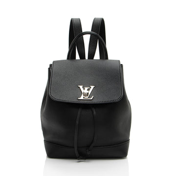 Louis Vuitton Calfskin Lockme Backpack (SHF-67YGP1)