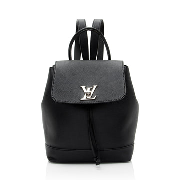 Louis Vuitton Calfskin Lockme Backpack (SHF-NeVC3G)
