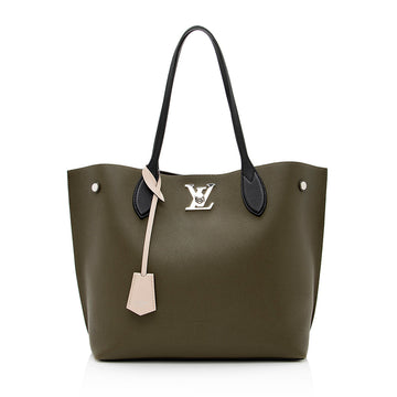 Louis Vuitton Calfskin Lockme Go Tote (SHF-21691)