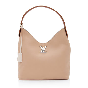 Louis Vuitton Calfskin Lockme Hobo (SHF-qylTpe)