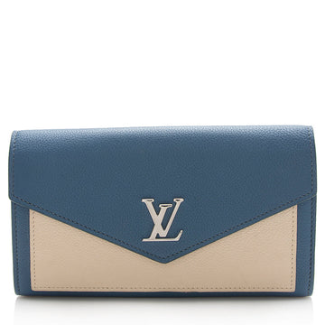 Louis Vuitton Calfskin Lockme Wallet (SHF-12997)