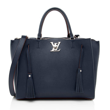 Louis Vuitton Calfskin Lockmeto Tote (SHF-19208)